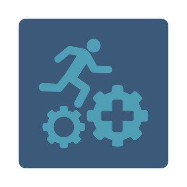 Tedavi süreci düz düğme