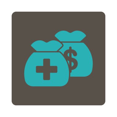 Tıp para düz tuşuna