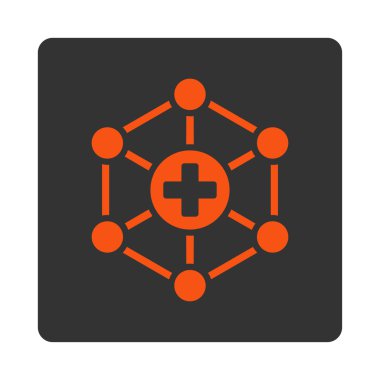 Tıbbi ağ düz düğme