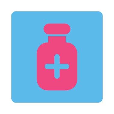 İlaç şişe düz düğme