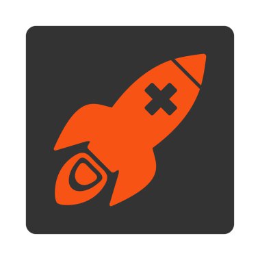 Tıbbi roket düz düğme