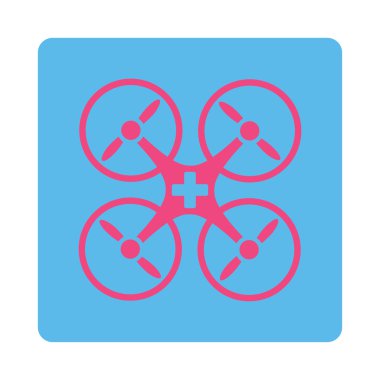 Tıbbi dron düz düğme