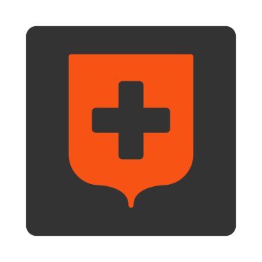 Tıbbi kalkan düz düğme