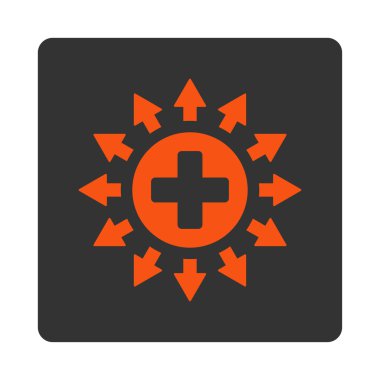 Eczane dağıtım düz düğme