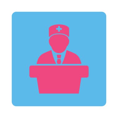 Tıp resmi düz düğme