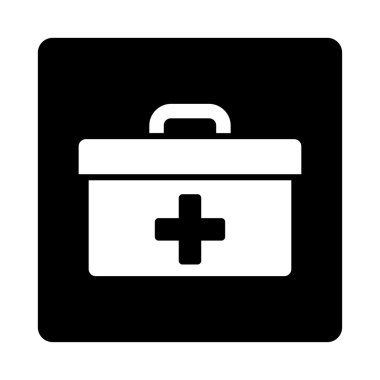 İlkyardım araç kutusu düz düğme