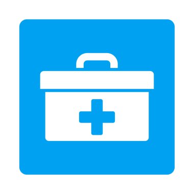 İlkyardım araç kutusu düz düğme