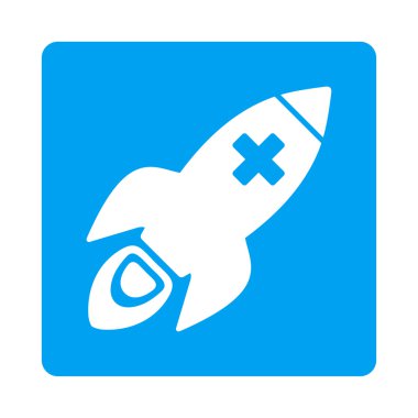 Tıbbi roket düz düğme