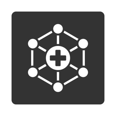 Tıbbi ağ düz düğme