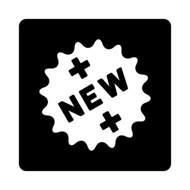 Yeni tıbbi etiket düz düğme