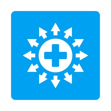 Eczane dağıtım düz düğme