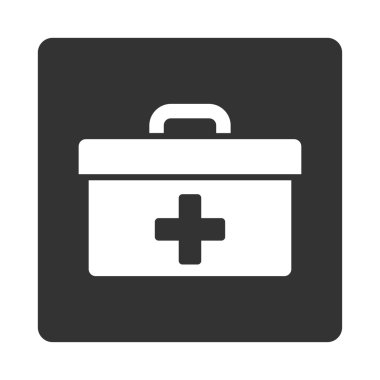 İlkyardım araç kutusu düz düğme