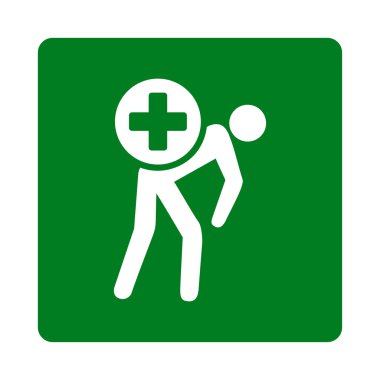 İlaç Kuryesi Düz Düğmesi