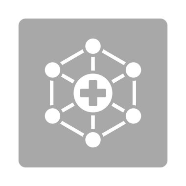 Tıbbi ağ düz düğme