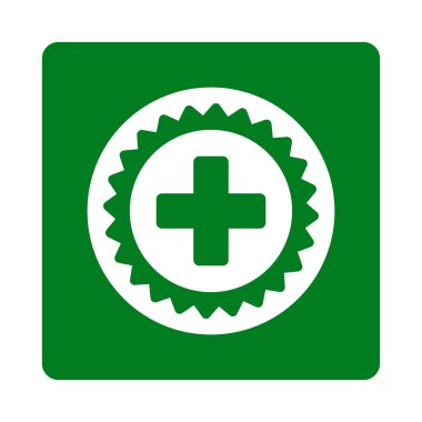 Tıbbi damga düz düğme