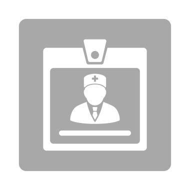 Doktor rozet düz düğme