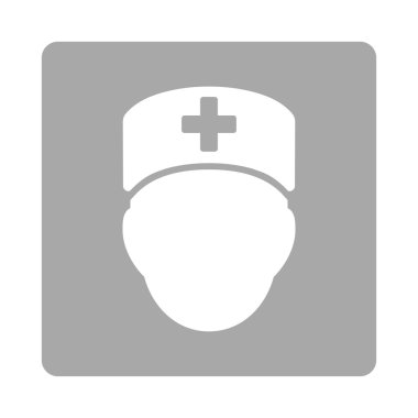 Doktor kafa düz düğme