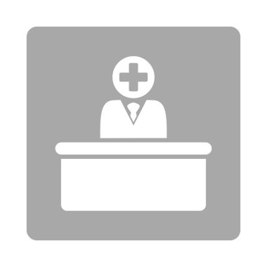 Tıbbi Bürokrat Düz Düğme