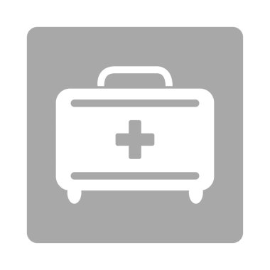 İlkyardım araç seti düz düğme