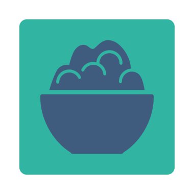 Yulaf lapası yuvarlak kare düğme