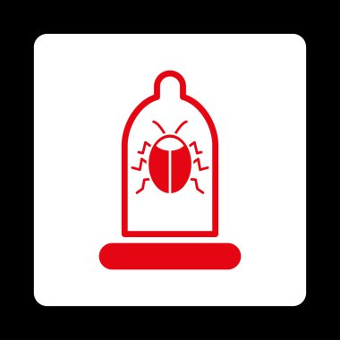 Böcek koruma yuvarlak kare düğme