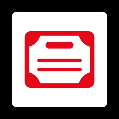 Sertifika Yuvarlak Kare Düğmesi