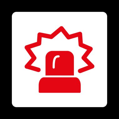 Siren yuvarlak kare düğme