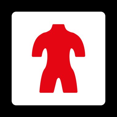 Vücut Yuvarlak Kare Düğmesi