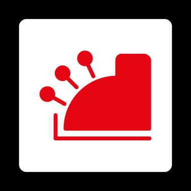 Para Makinesi Yuvarlak Kare Düğmesi