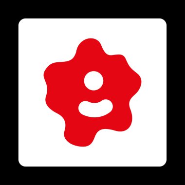 Amoeba Yuvarlak Kare Düğmesi