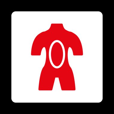 Anatomi yuvarlak kare düğme