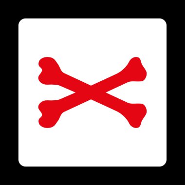 Kemikler Yuvarlak Kare Düğmesi