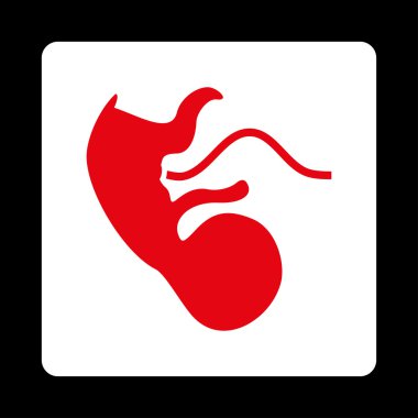 Maymun embriyo yuvarlak kare düğme