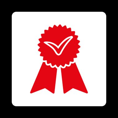 Onayı yuvarlak kare düğme