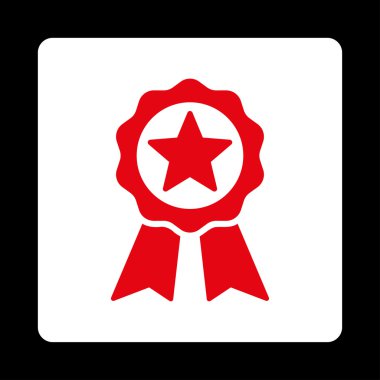 Sertifika damgası yuvarlak kare düğme