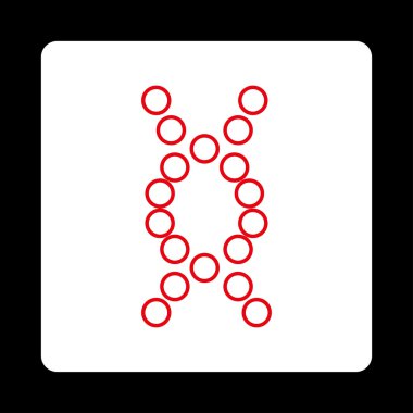 DNA yuvarlak kare düğme