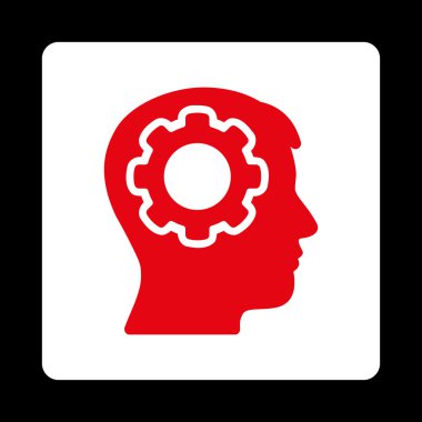 İnsan Belleği Yuvarlak Kare Düğmesi