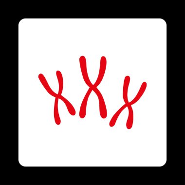 Kromozomlar Yuvarlak Kare Düğmesi