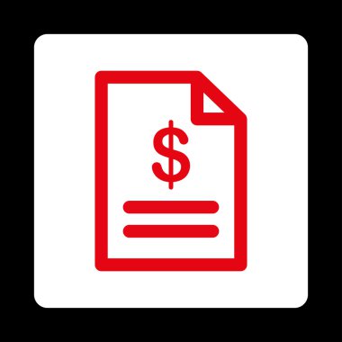 Fatura Yuvarlak Kare Düğmesi