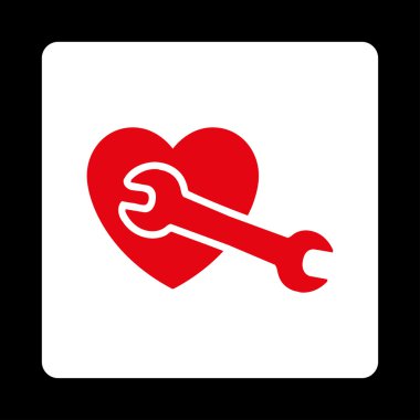 Kalp Cerrahisi Yuvarlak Kare Düğmesi