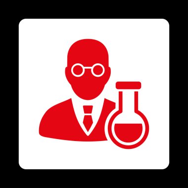 Kimyager Yuvarlak Kare Düğmesi