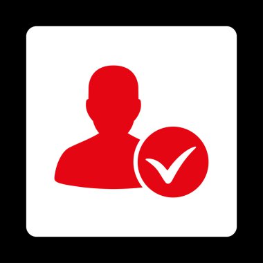 Hasta Ok yuvarlatılmış kare düğme