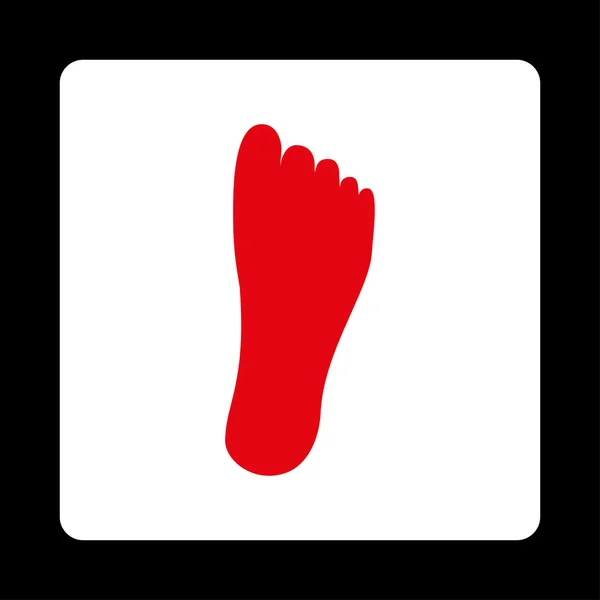 Квадратная кнопка для ног — стоковый вектор