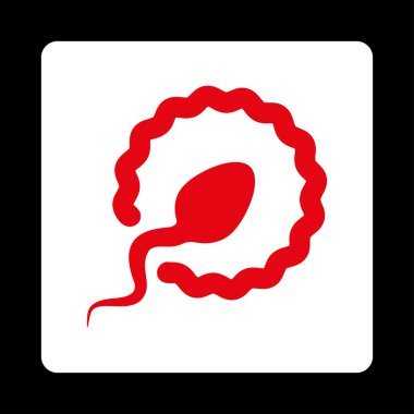 Sperm penetrasyon yuvarlak kare düğme