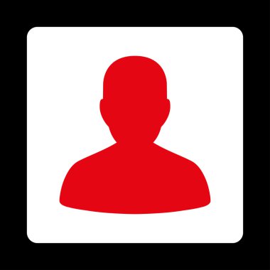 Portre yuvarlak kare düğme