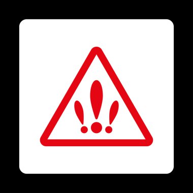 Çoklu Sorunlar Yuvarlak Kare Düğmesi