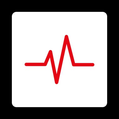 Chart Rounded Square Button