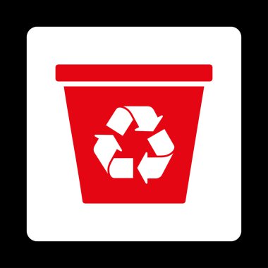 Çöp Kovası yuvarlak kare düğme