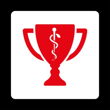 Tıbbi Kupası yuvarlak kare düğme