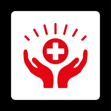 Tıbbi refah yuvarlak kare düğme